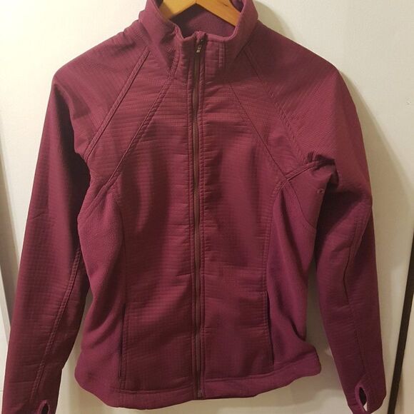 NEW 🌸 NIKE FIT THERMA Mulberry Jacket with Fleece Sides NEW MEDIUM - Picture 3 of 12